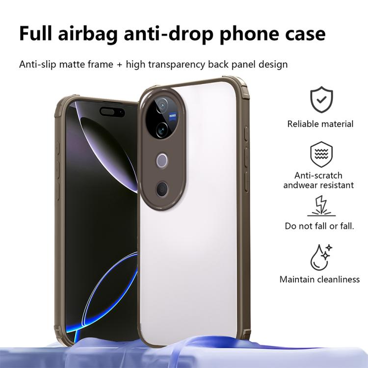 For vivo V40 / V40 Pro 5G Four Corners Shield Shockproof TPU Hybrid PC Phone Case