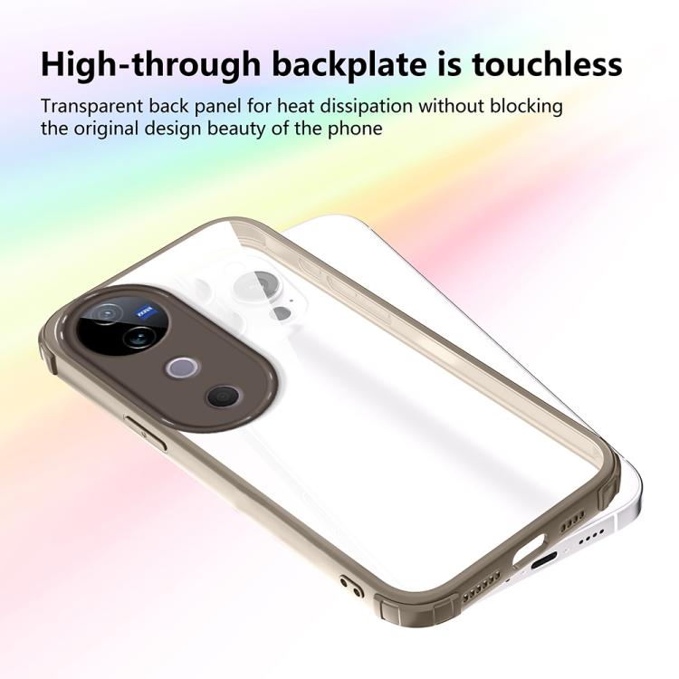 For vivo V40 / V40 Pro 5G Four Corners Shield Shockproof TPU Hybrid PC Phone Case