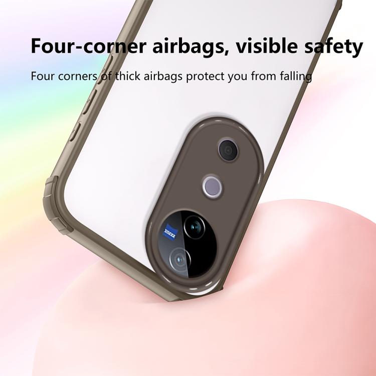 For vivo V40 / V40 Pro 5G Four Corners Shield Shockproof TPU Hybrid PC Phone Case