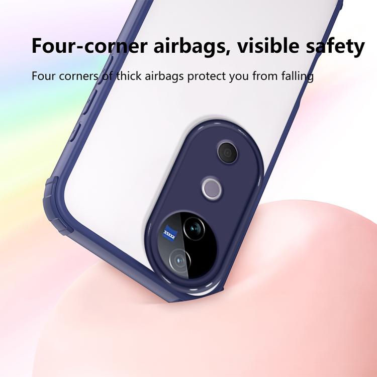 For vivo V40 / V40 Pro 5G Four Corners Shield Shockproof TPU Hybrid PC Phone Case