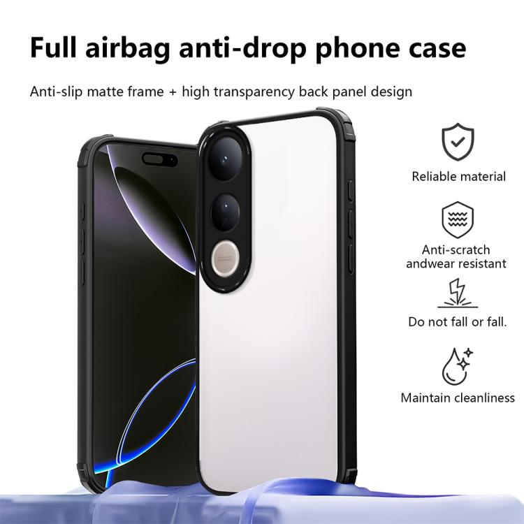 For vivo V50 Lite 4G / 5G Four Corners Shield Shockproof TPU Hybrid PC Phone Case