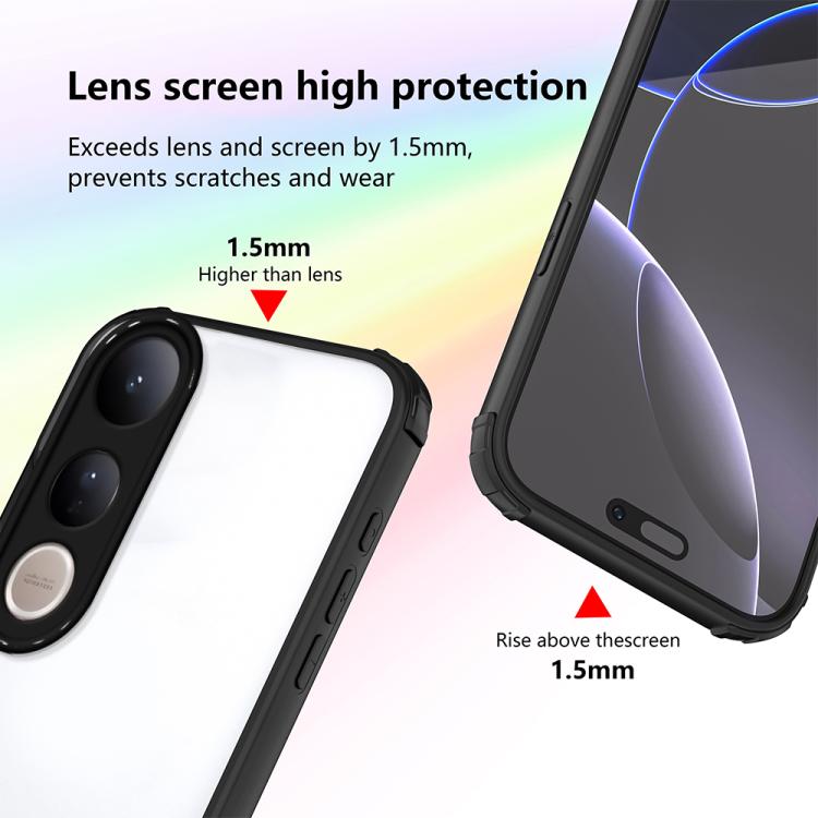 For vivo V50 Lite 4G / 5G Four Corners Shield Shockproof TPU Hybrid PC Phone Case