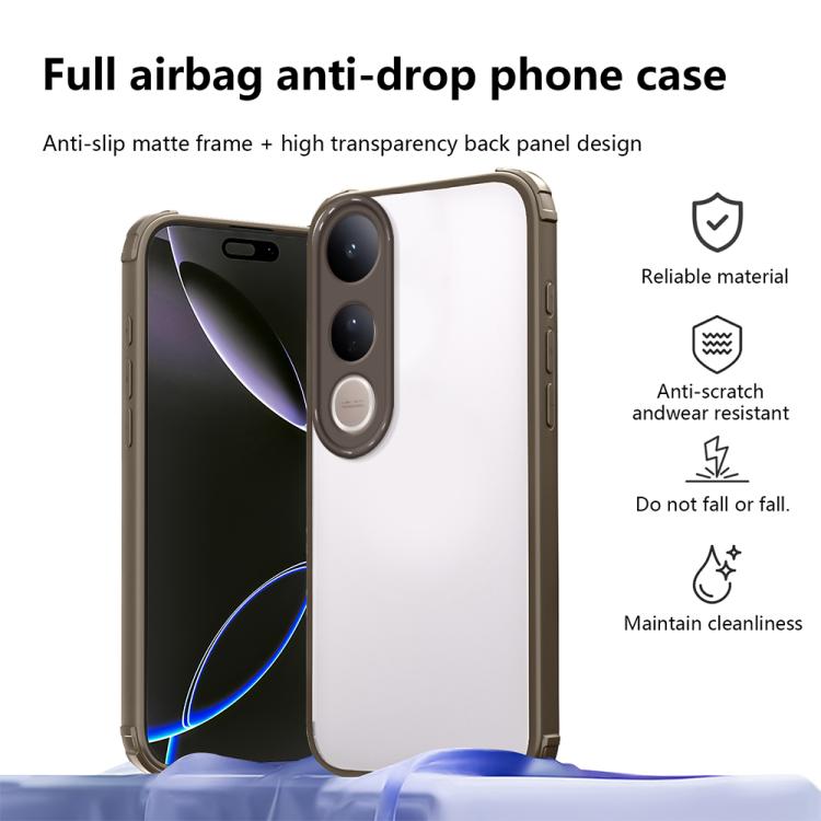 For vivo V50 Lite 4G / 5G Four Corners Shield Shockproof TPU Hybrid PC Phone Case
