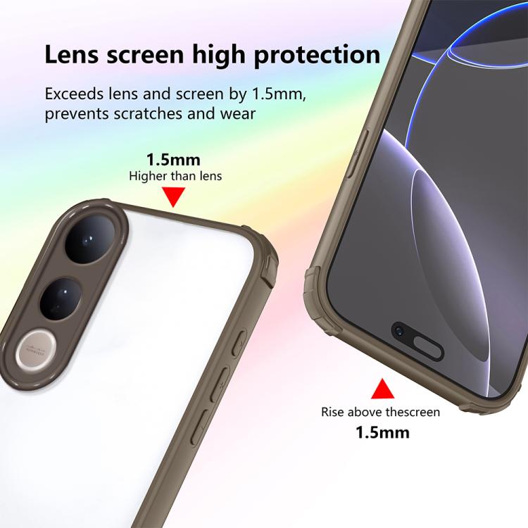 For vivo V50 Lite 4G / 5G Four Corners Shield Shockproof TPU Hybrid PC Phone Case