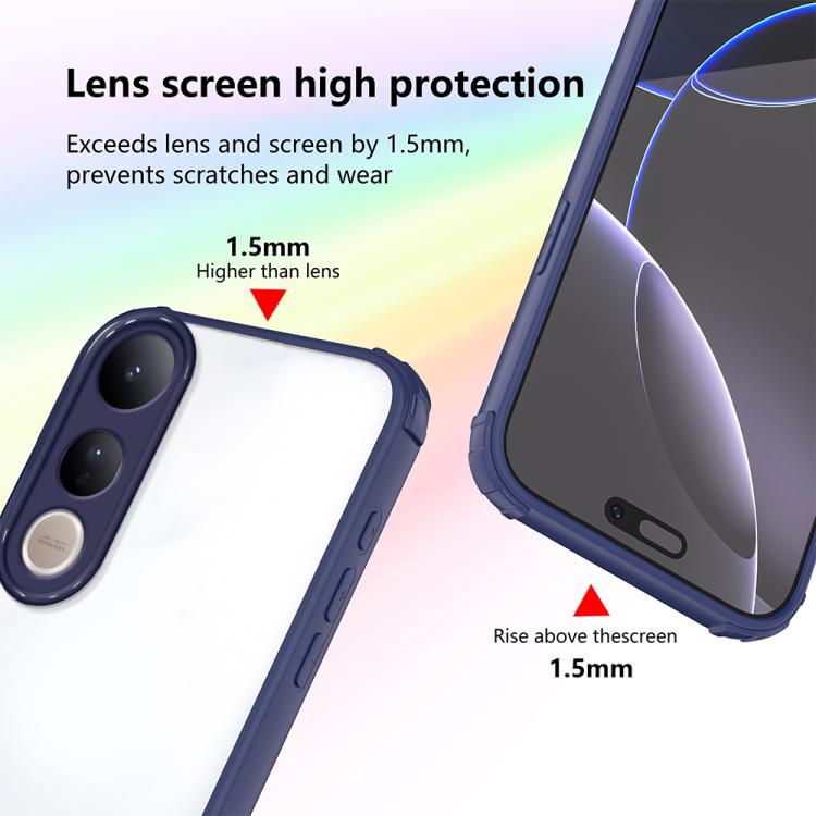 For vivo V50 Lite 4G / 5G Four Corners Shield Shockproof TPU Hybrid PC Phone Case