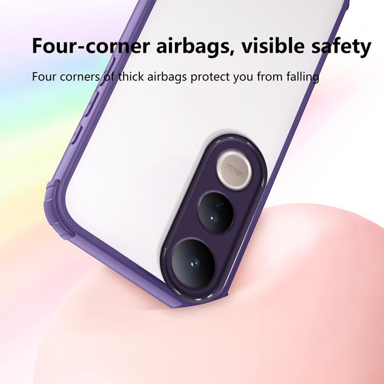 For vivo V50 Lite 4G / 5G Four Corners Shield Shockproof TPU Hybrid PC Phone Case