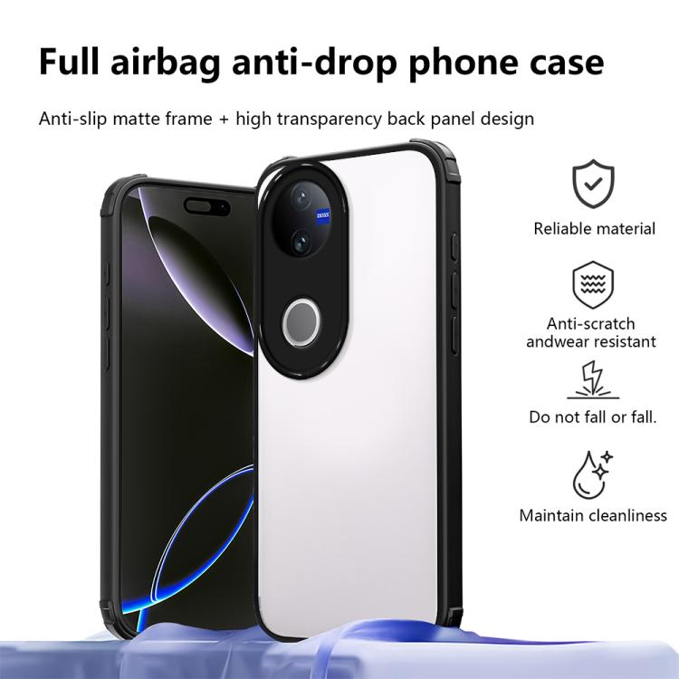 For vivo V50 / V50e 5G Four Corners Shield Shockproof TPU Hybrid PC Phone Case
