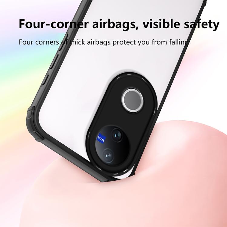For vivo V50 / V50e 5G Four Corners Shield Shockproof TPU Hybrid PC Phone Case