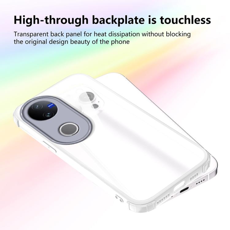 For vivo V50 / V50e 5G Four Corners Shield Shockproof TPU Hybrid PC Phone Case