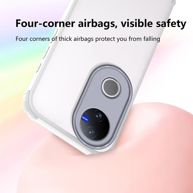 For vivo V50 / V50e 5G Four Corners Shield Shockproof TPU Hybrid PC Phone Case