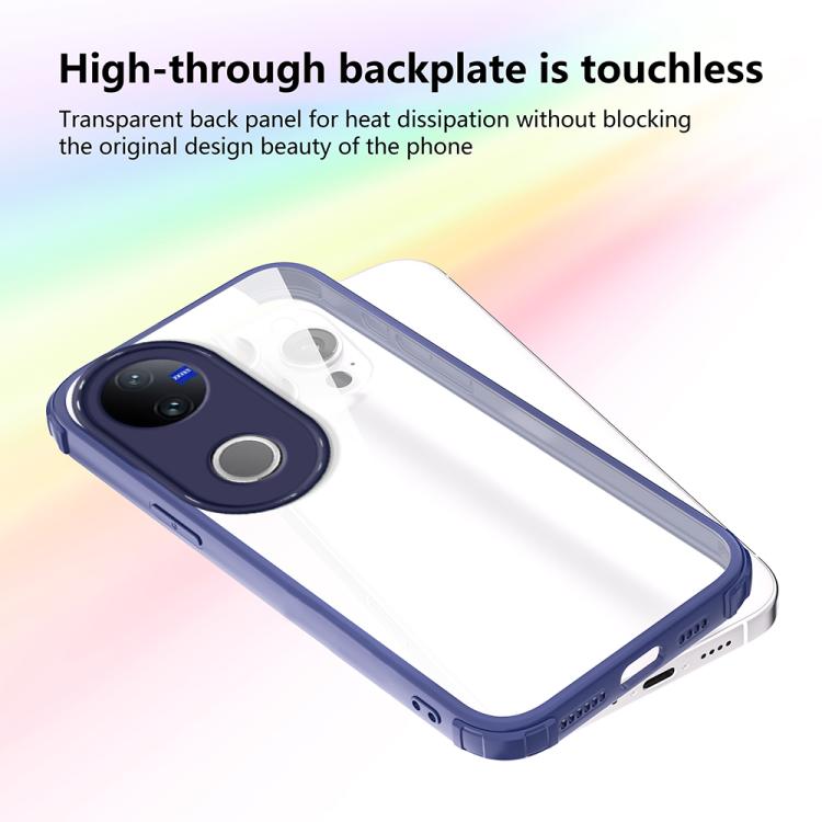 For vivo V50 / V50e 5G Four Corners Shield Shockproof TPU Hybrid PC Phone Case