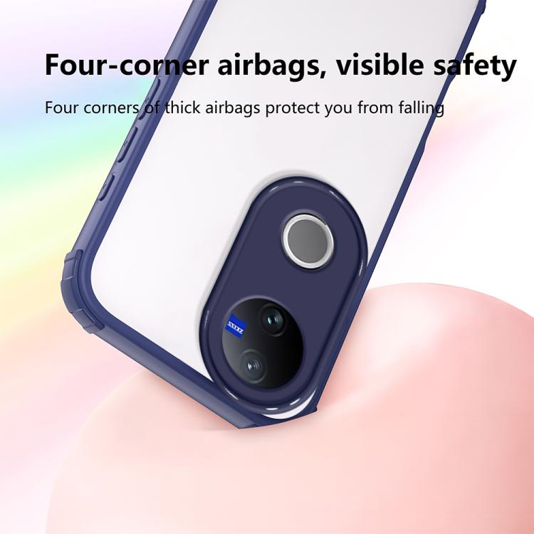 For vivo V50 / V50e 5G Four Corners Shield Shockproof TPU Hybrid PC Phone Case
