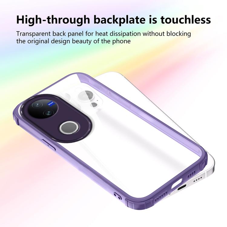 For vivo V50 / V50e 5G Four Corners Shield Shockproof TPU Hybrid PC Phone Case