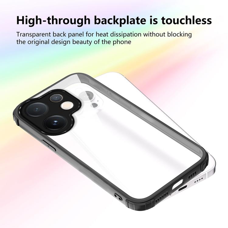 For vivo V60 5G Four Corners Shield Shockproof TPU Hybrid PC Phone Case