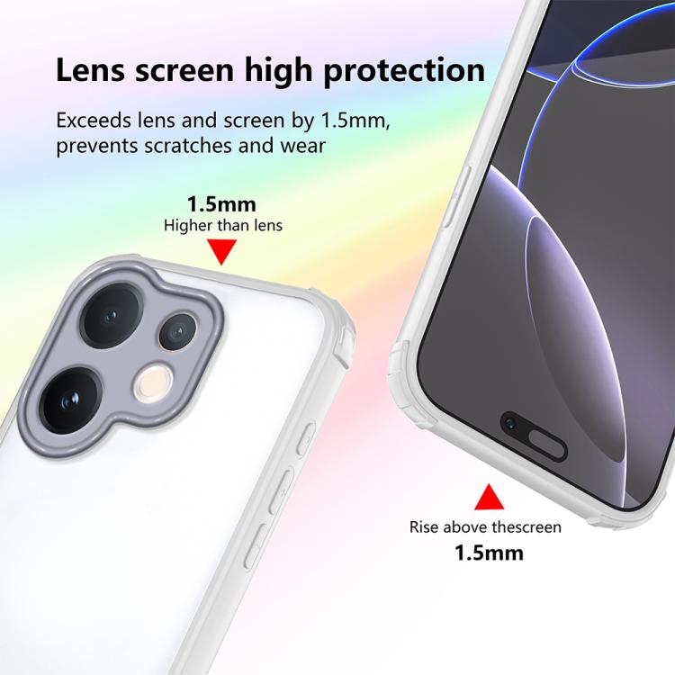 For vivo V60 5G Four Corners Shield Shockproof TPU Hybrid PC Phone Case