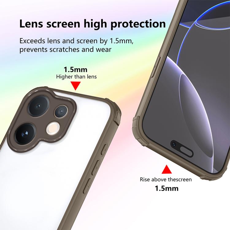 For vivo V60 5G Four Corners Shield Shockproof TPU Hybrid PC Phone Case