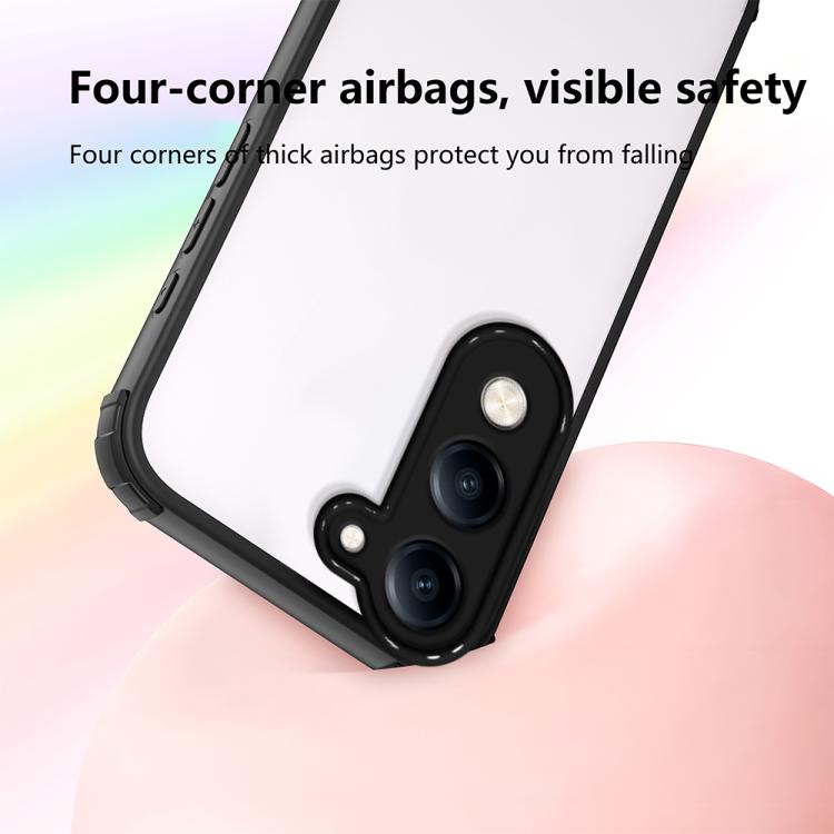 For vivo Y04 4G / Y29s 5G Four Corners Shield Shockproof TPU Hybrid PC Phone Case