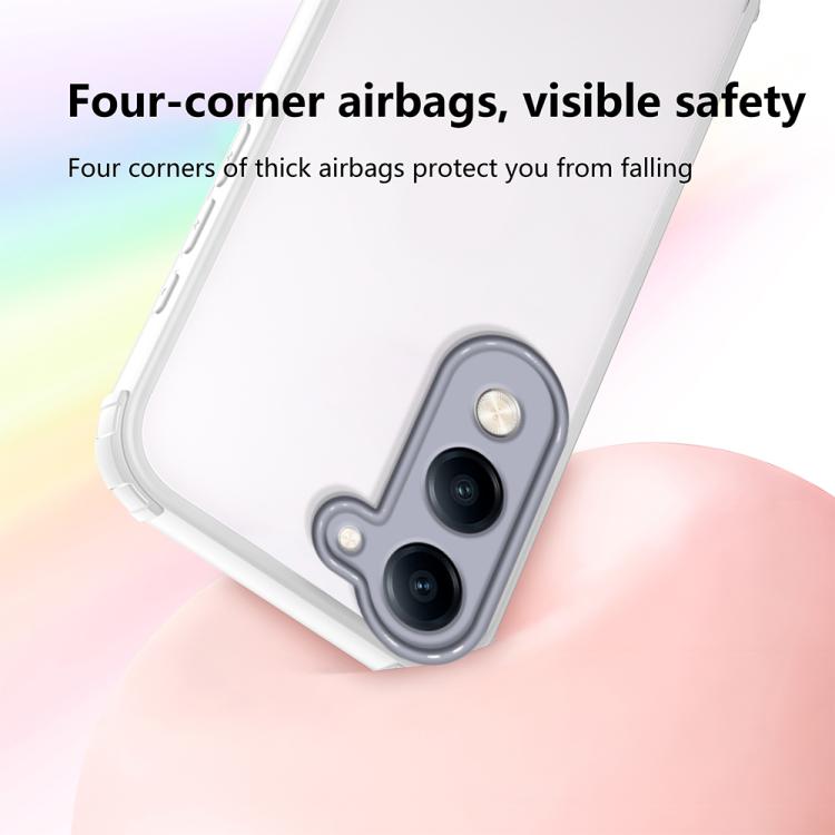 For vivo Y04 4G / Y29s 5G Four Corners Shield Shockproof TPU Hybrid PC Phone Case