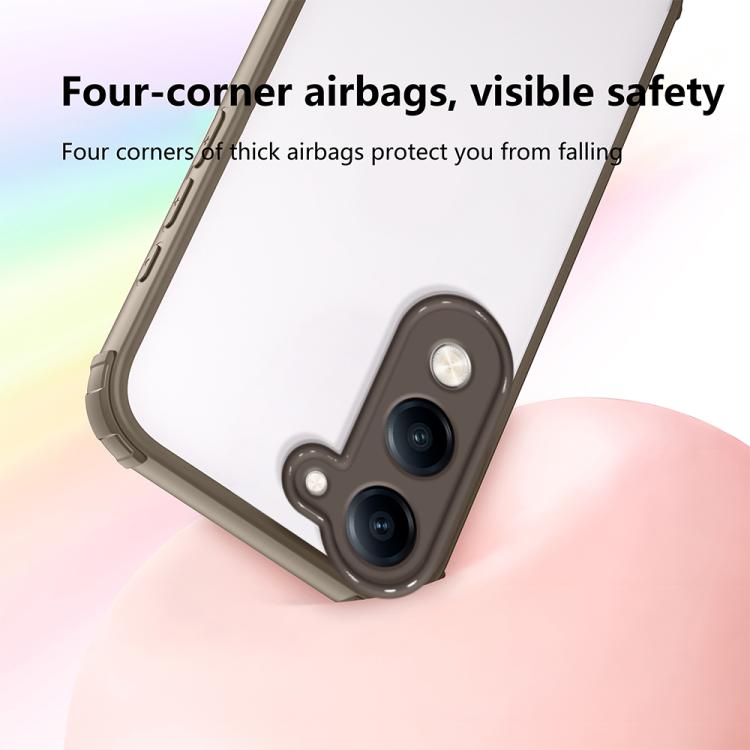 For vivo Y04 4G / Y29s 5G Four Corners Shield Shockproof TPU Hybrid PC Phone Case