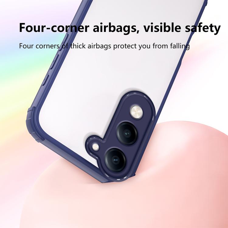 For vivo Y04 4G / Y29s 5G Four Corners Shield Shockproof TPU Hybrid PC Phone Case