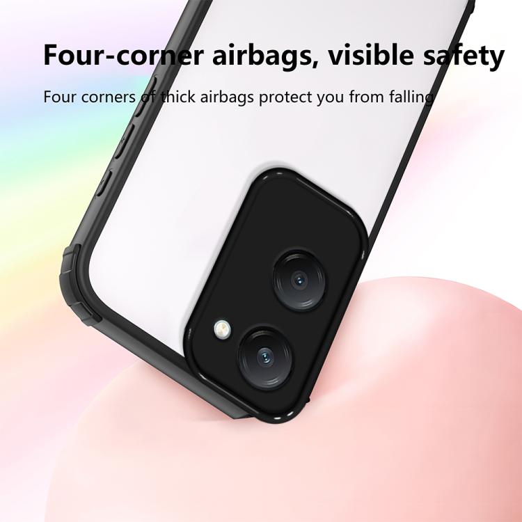 For vivo Y18 / Y03 4G Four Corners Shield Shockproof TPU Hybrid PC Phone Case