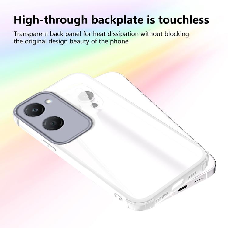 For vivo Y18 / Y03 4G Four Corners Shield Shockproof TPU Hybrid PC Phone Case