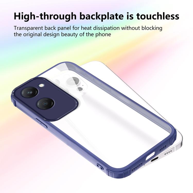 For vivo Y18 / Y03 4G Four Corners Shield Shockproof TPU Hybrid PC Phone Case