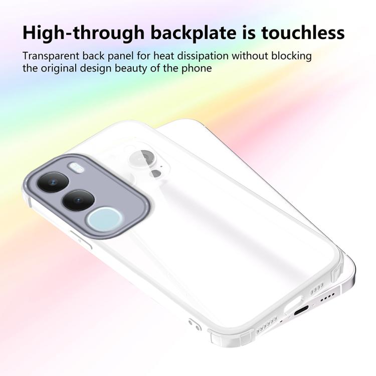 For vivo Y19s 4G / Y29 5G Four Corners Shield Shockproof TPU Hybrid PC Phone Case