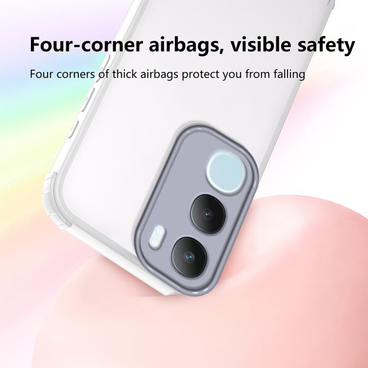 For vivo Y19s 4G / Y29 5G Four Corners Shield Shockproof TPU Hybrid PC Phone Case
