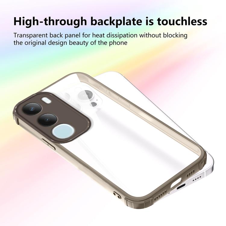 For vivo Y19s 4G / Y29 5G Four Corners Shield Shockproof TPU Hybrid PC Phone Case