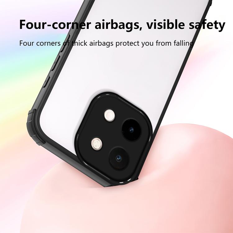 For vivo Y28 4G Four Corners Shield Shockproof TPU Hybrid PC Phone Case