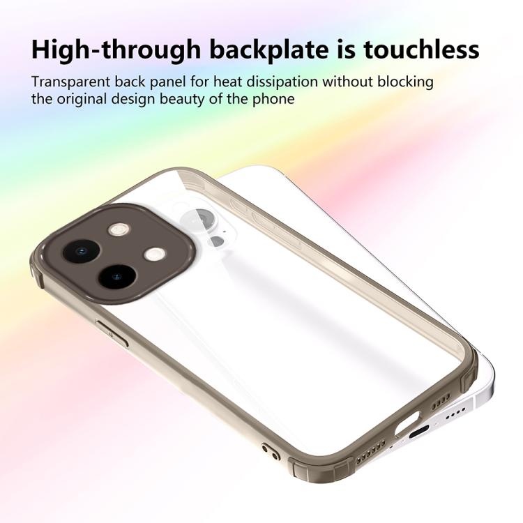 For vivo Y28 4G Four Corners Shield Shockproof TPU Hybrid PC Phone Case