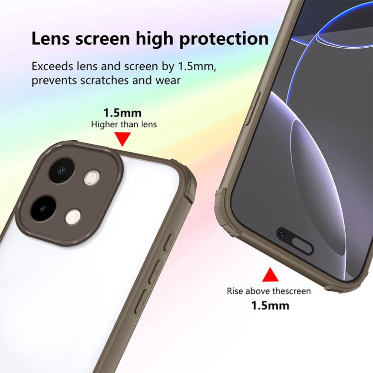For vivo Y28 4G Four Corners Shield Shockproof TPU Hybrid PC Phone Case