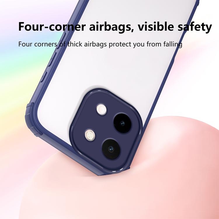 For vivo Y28 4G Four Corners Shield Shockproof TPU Hybrid PC Phone Case