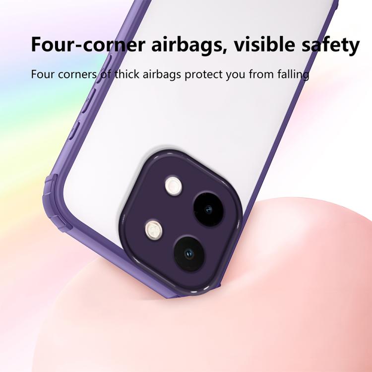 For vivo Y28 4G Four Corners Shield Shockproof TPU Hybrid PC Phone Case