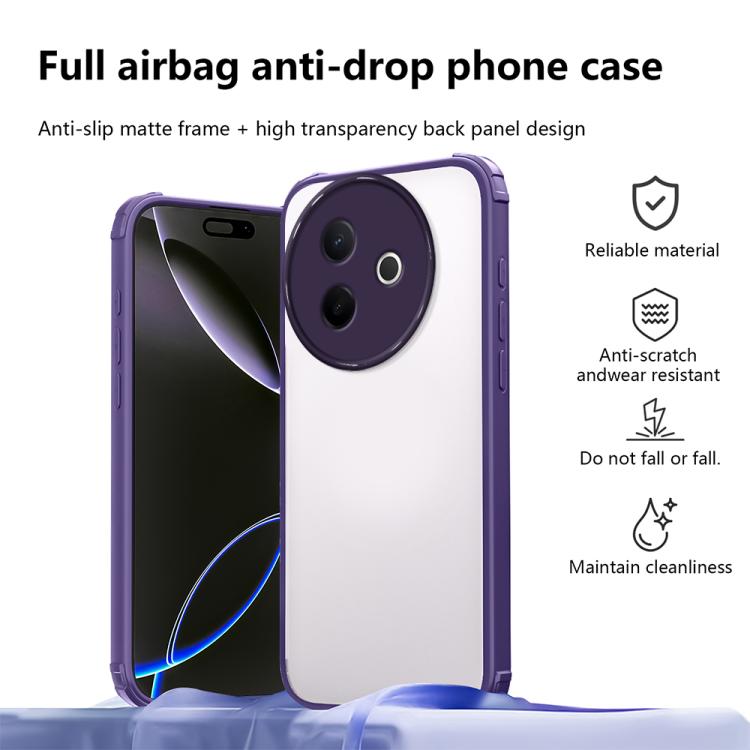 For vivo Y39 5G Four Corners Shield Shockproof TPU Hybrid PC Phone Case