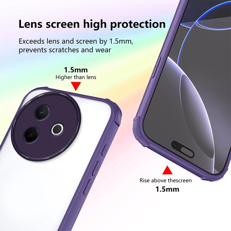 For vivo Y39 5G Four Corners Shield Shockproof TPU Hybrid PC Phone Case