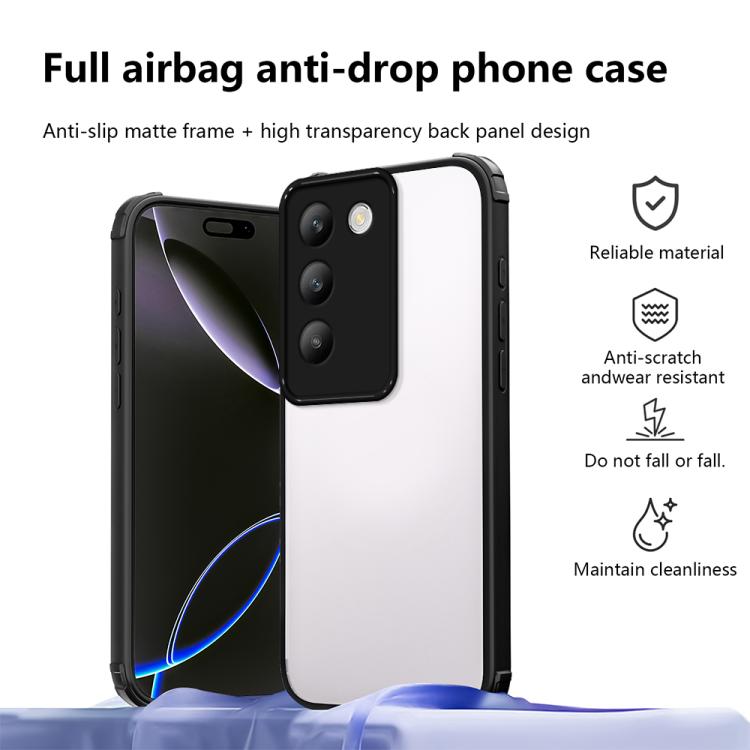For vivo Y100 IND / V30 Lite ME Four Corners Shield Shockproof TPU Hybrid PC Phone Case