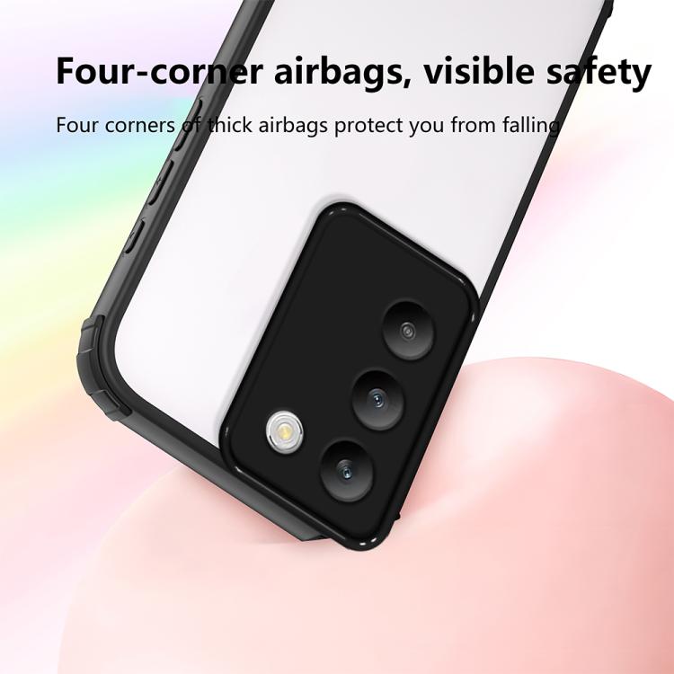 For vivo Y100 IND / V30 Lite ME Four Corners Shield Shockproof TPU Hybrid PC Phone Case