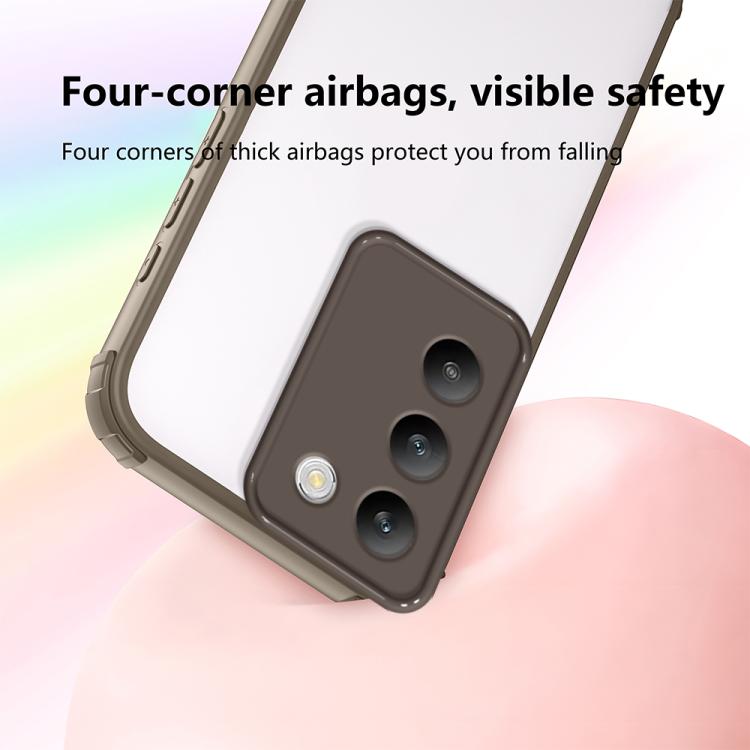 For vivo Y100 IND / V30 Lite ME Four Corners Shield Shockproof TPU Hybrid PC Phone Case