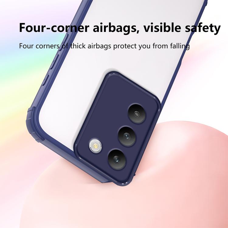 For vivo Y100 IND / V30 Lite ME Four Corners Shield Shockproof TPU Hybrid PC Phone Case