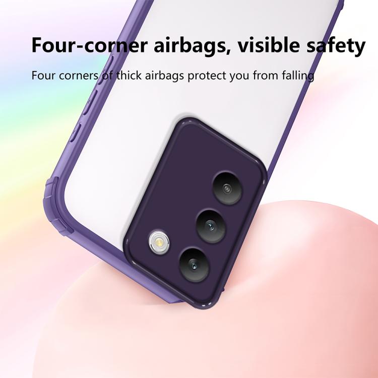 For vivo Y100 IND / V30 Lite ME Four Corners Shield Shockproof TPU Hybrid PC Phone Case
