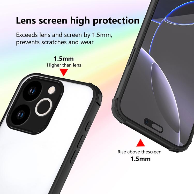 For Realme Note 70T 4G Four Corners Shield Shockproof TPU Hybrid PC Phone Case