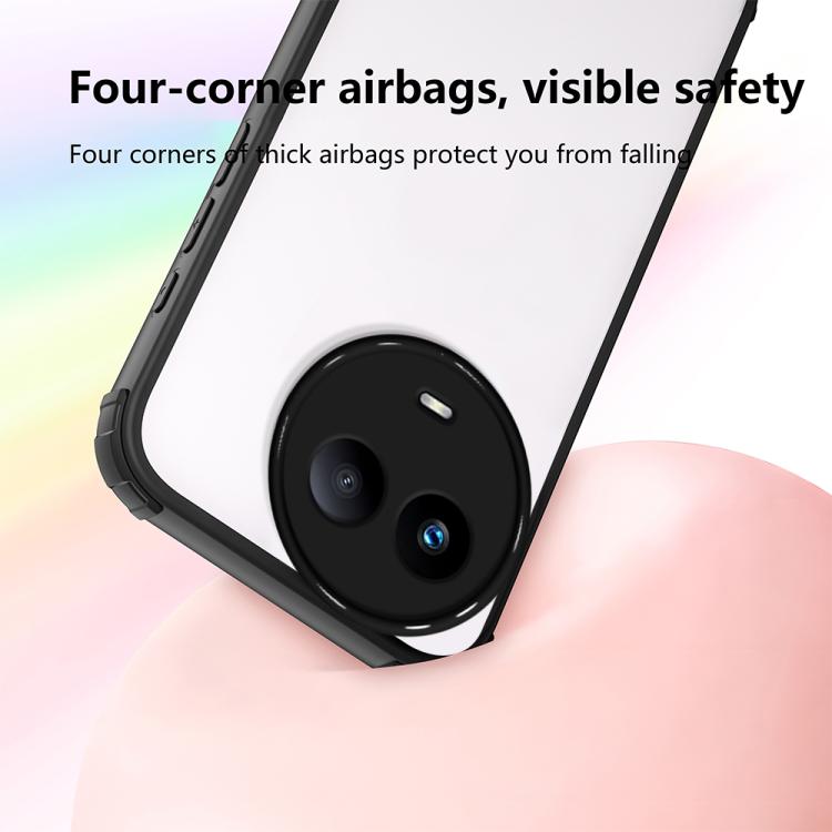 For Realme 11 / 11x 5G / Narzo 60x Four Corners Shield Shockproof TPU Hybrid PC Phone Case