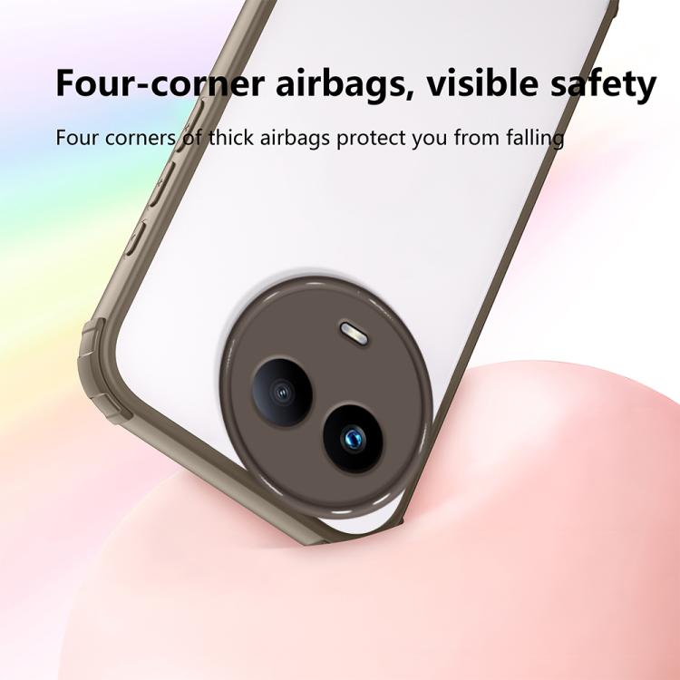 For Realme 11 / 11x 5G / Narzo 60x Four Corners Shield Shockproof TPU Hybrid PC Phone Case