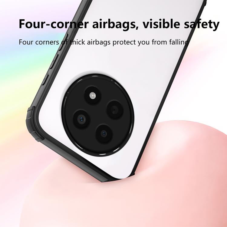 For Realme 12 / 12x 5G / Narzo 70x Four Corners Shield Shockproof TPU Hybrid PC Phone Case