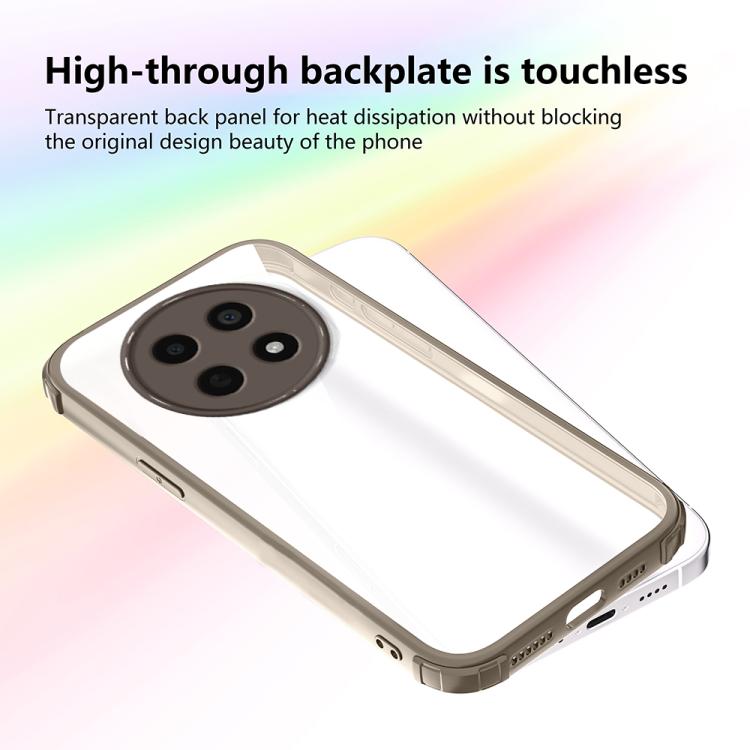 For Realme 12 / 12x 5G / Narzo 70x Four Corners Shield Shockproof TPU Hybrid PC Phone Case