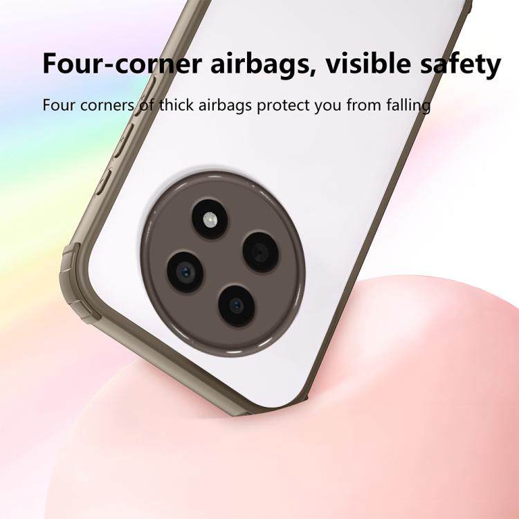 For Realme 12 / 12x 5G / Narzo 70x Four Corners Shield Shockproof TPU Hybrid PC Phone Case