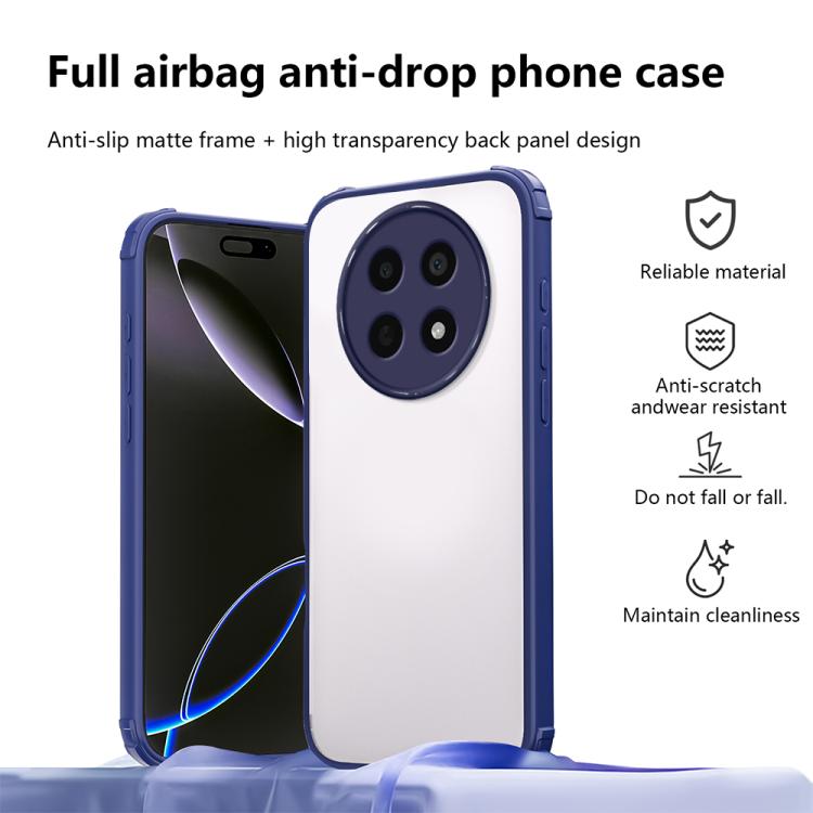 For Realme 12 / 12x 5G / Narzo 70x Four Corners Shield Shockproof TPU Hybrid PC Phone Case
