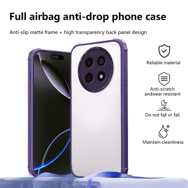 For Realme 12 / 12x 5G / Narzo 70x Four Corners Shield Shockproof TPU Hybrid PC Phone Case